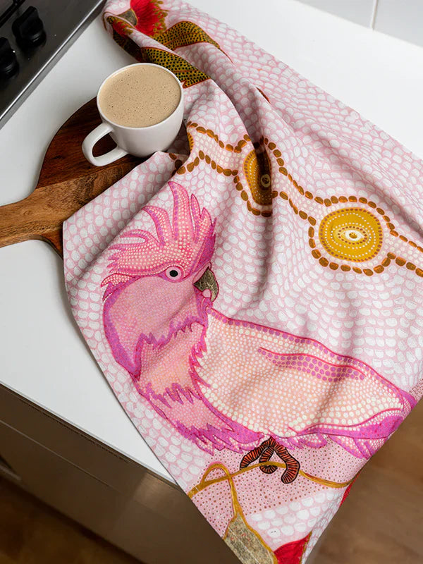 Aboriginal Spirit Being Cotton Tea Towel